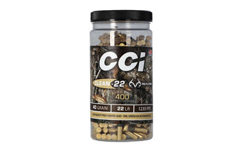 Ammunition CCI Ammunition Clean 22 22LR CCI 22LR HV TGT CLEAN 40GR 400/3200 • Model: Clean-22